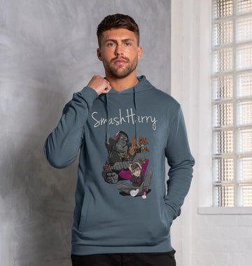 SmashHarry Men's Organic Pullover Hoodie — Guitar