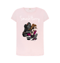 Pink Printed T-shirt Front