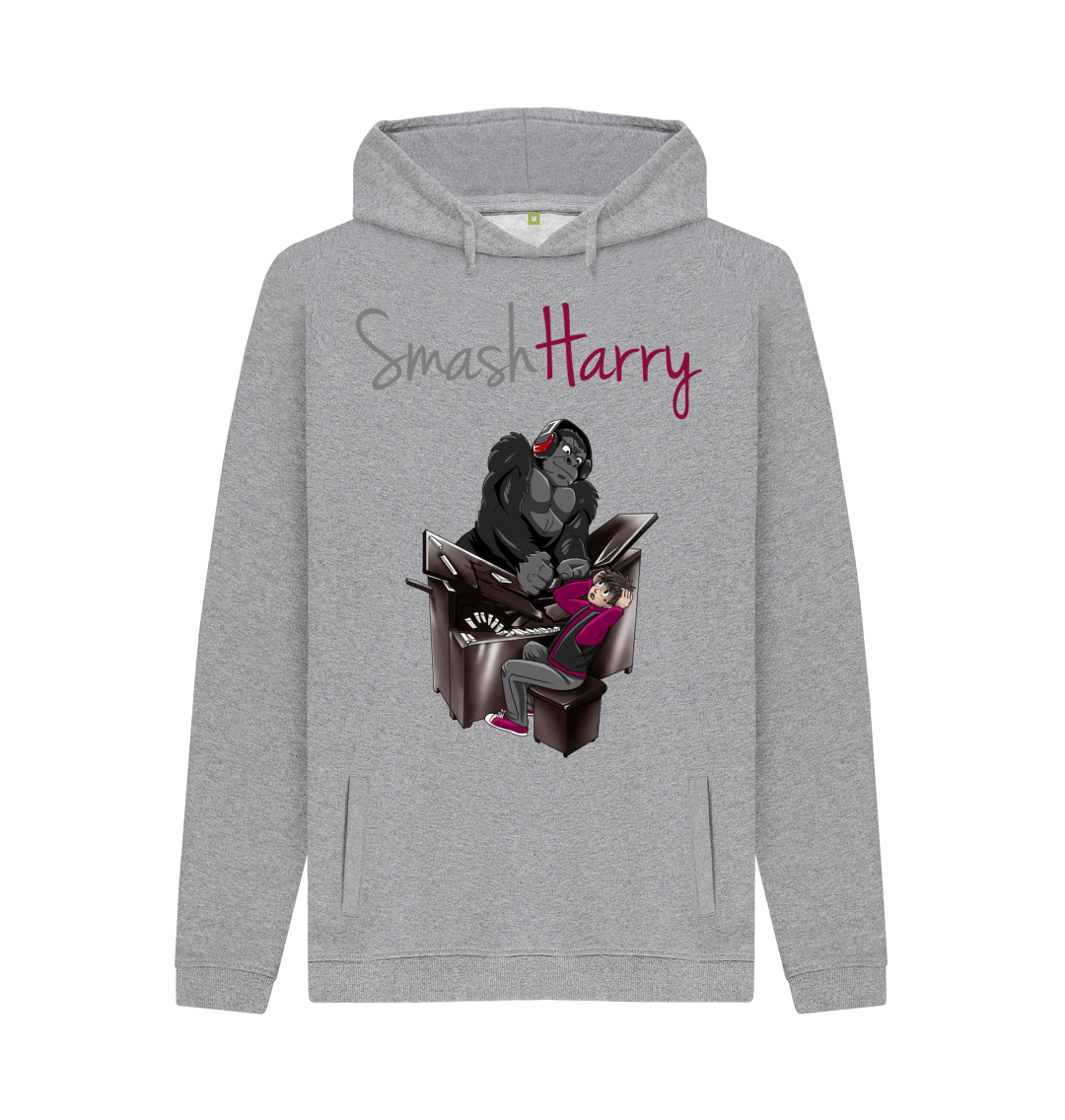Light Heather Printed Hoody Front