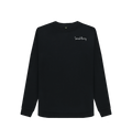 Black Printed Sweater Front