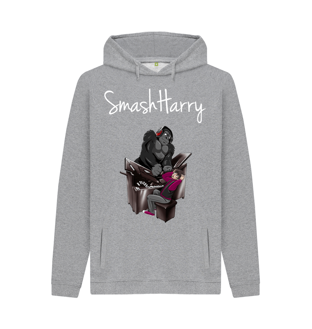 Light Heather Printed Hoody Front