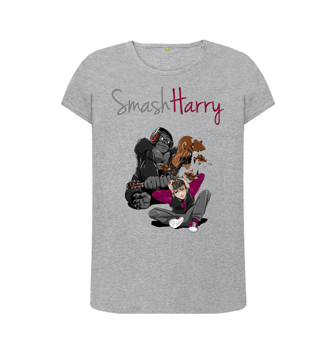 Athletic Grey Printed T-shirt Front