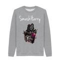 Light Heather Printed Sweater Front