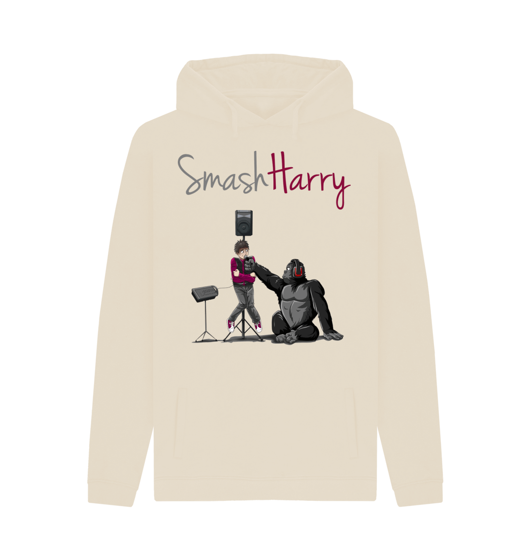 Oat Printed Hoody Front