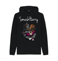 Black SmashHarry Men's Organic Pullover Hoodie \u2014 Guitar