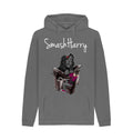 Slate Grey SmashHarry Men's Organic Pullover Hoodie \u2014 Piano