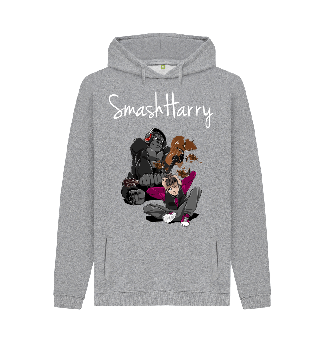 Light Heather Printed Hoody Front