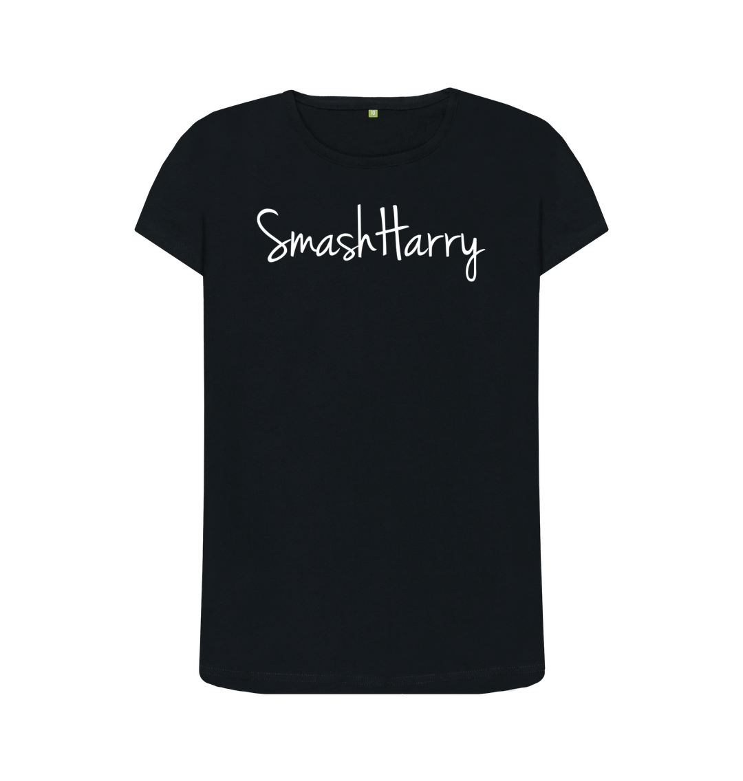 Black Printed T-shirt Front