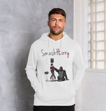 SmashHarry Men's Organic Pullover Hoodie | Microphone