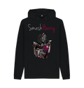 Black Printed Hoody Front