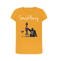 Mustard Printed T-shirt Front