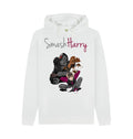 White SmashHarry Men's Organic Pullover Hoodie | Guitar