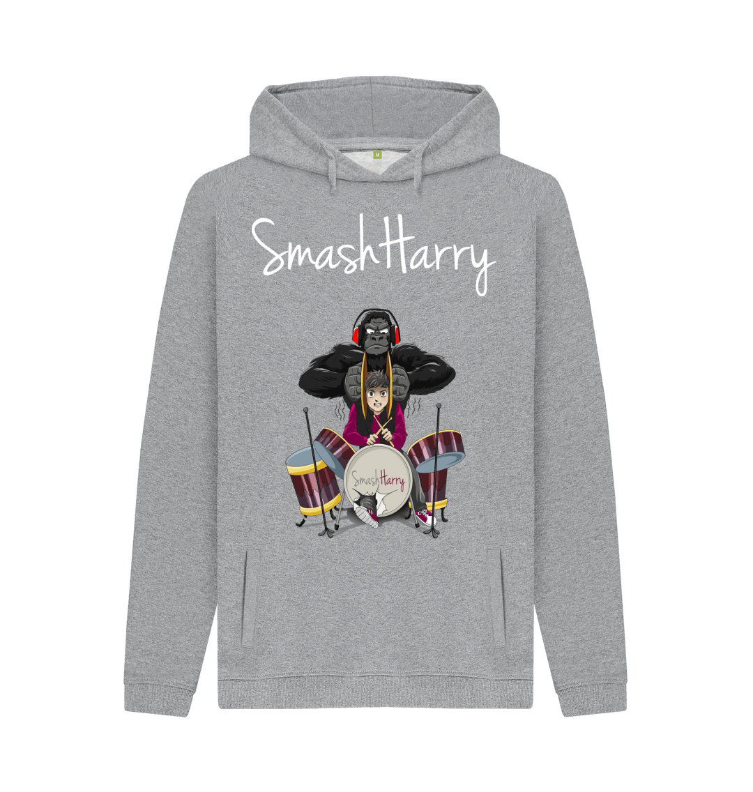 Light Heather Printed Hoody Front