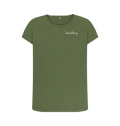 Khaki Printed T-shirt Front