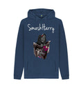 Navy SmashHarry Men's Organic Pullover Hoodie \u2014 Piano