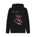 Black Printed Hoody Front