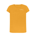 Mustard Printed T-shirt Front