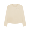 Oat Printed Boxy Jumpers Front