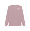 Mauve Printed Sweater Front