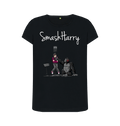 Black Printed T-shirt Front