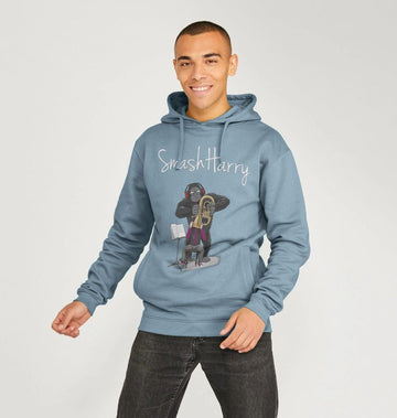 SmashHarry Men's Organic Pullover Hoodie — Brass
