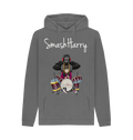 Slate Grey Printed Hoody Front