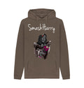Chocolate SmashHarry Men's Organic Pullover Hoodie \u2014 Piano