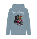 Stone Blue SmashHarry Men's Organic Pullover Hoodie \u2014 Guitar