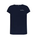 Navy Blue Printed T-shirt Front