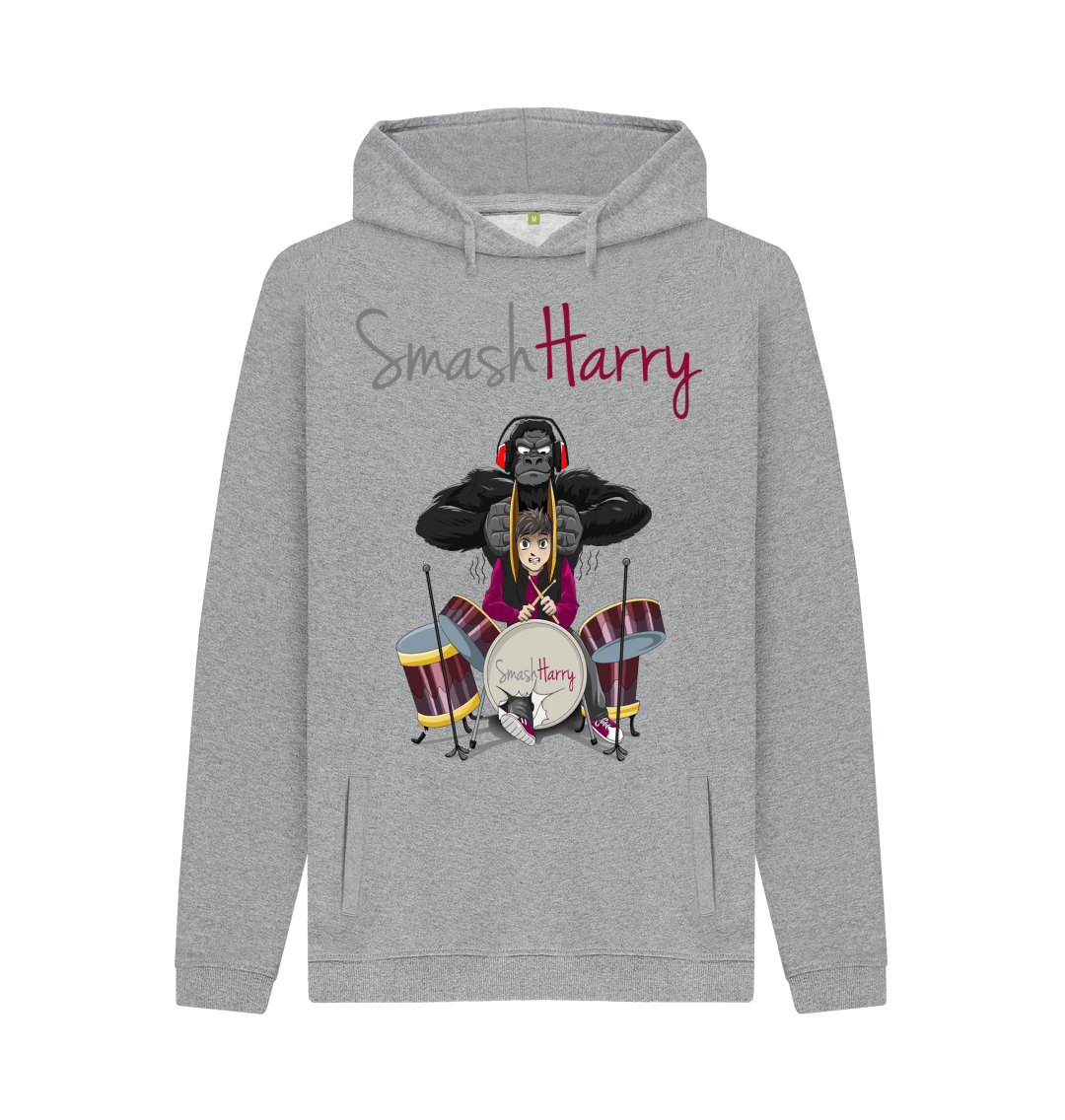 Light Heather Printed Hoody Front