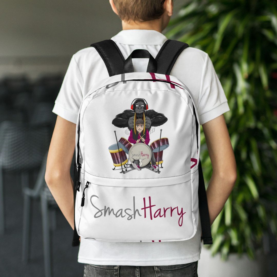 smashharry accessories kids backpack with drums image