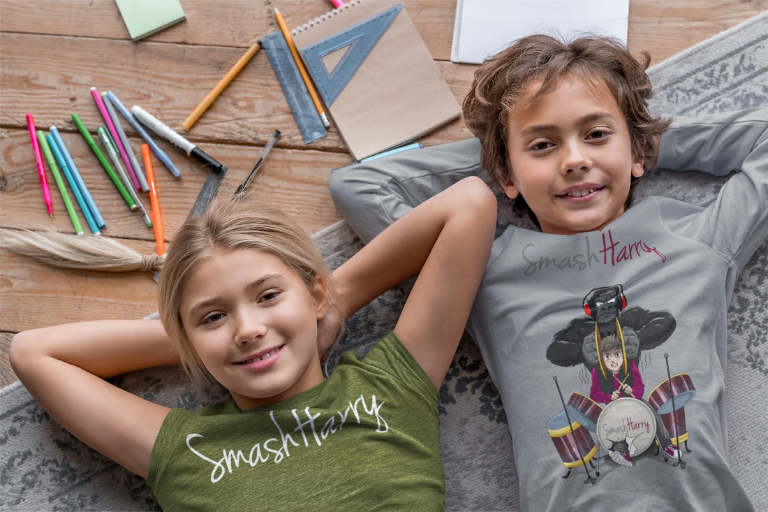 smashharry kids organic t-shirt collection