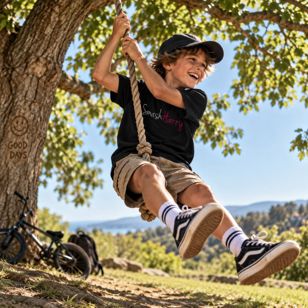 SmashHarry Kids' Organic Basic T-Shirt