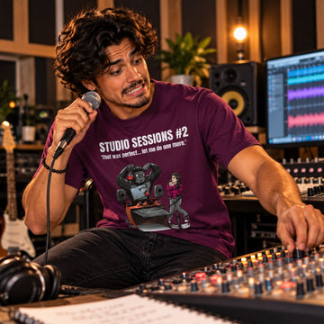 SmashHarry Men's Basic T-Shirt — Studio Sessions #2 Microphone