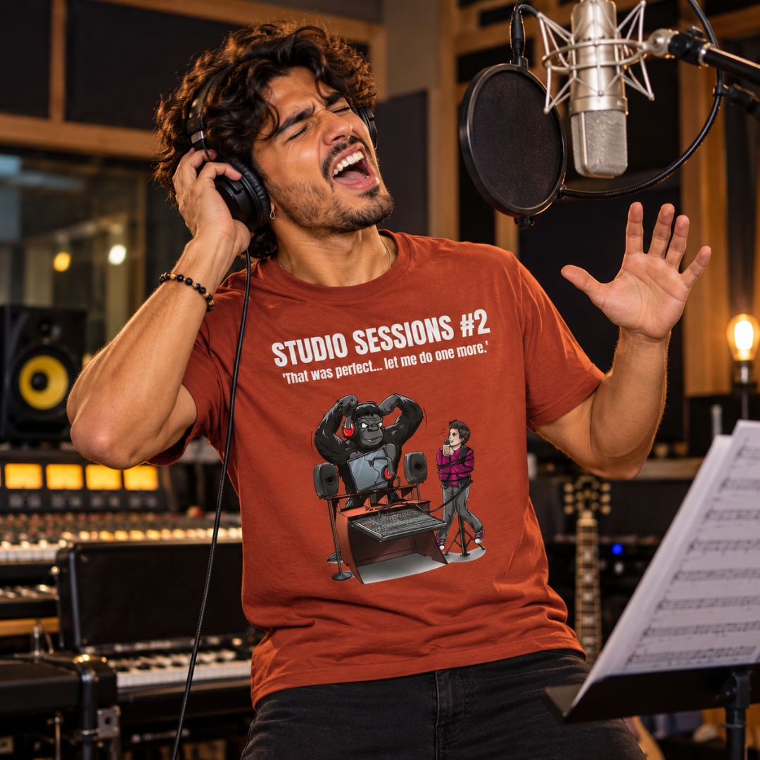 SmashHarry Men's Basic T-Shirt — Studio Sessions #2 Microphone