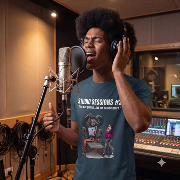 SmashHarry Men's Basic T-Shirt — Studio Sessions #2 Microphone