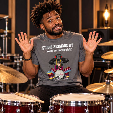 SmashHarry Men's Basic T-Shirt — Studio Sessions #3 Drums