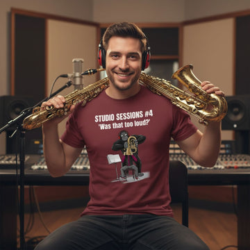 SmashHarry Men's Basic T-Shirt — Studio Sessions #4 Brass