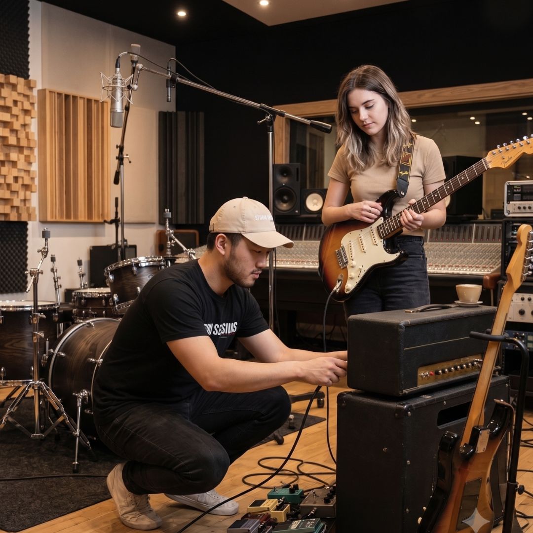 SmashHarry Men's Studio Sessions — Basic T-Shirt
