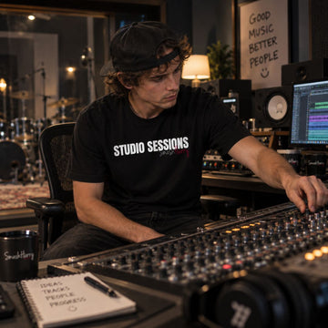 SmashHarry Men's Studio Sessions — Basic T-Shirt