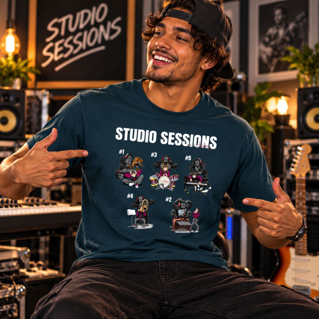 SmashHarry Men's Basic T-Shirt — Studio Sessions