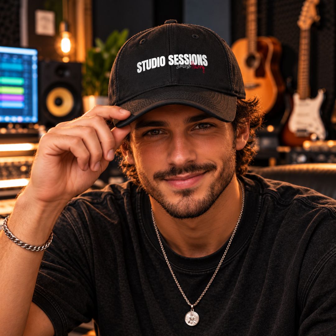 SmashHarry Unisex Studio Sessions Organic Cap