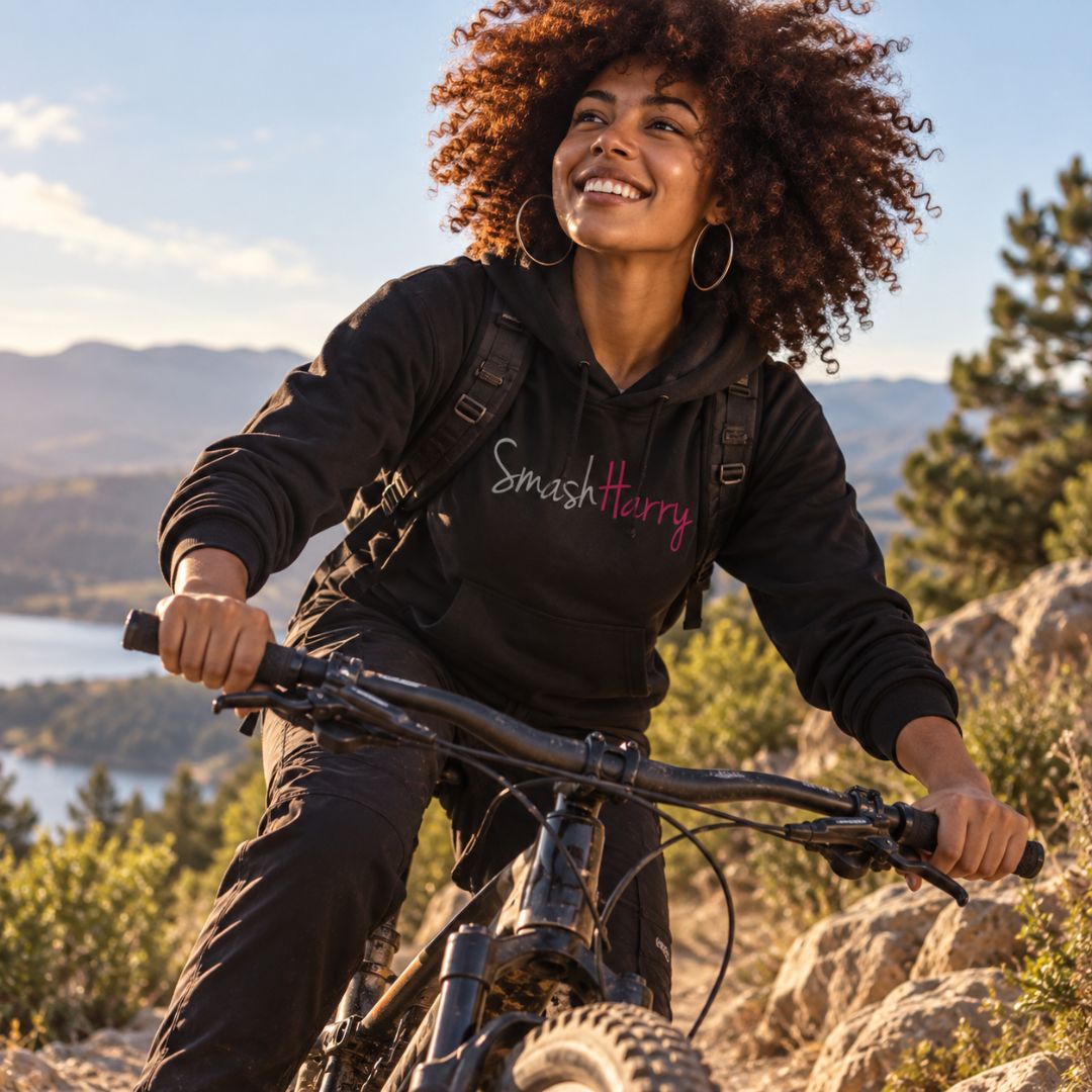 SmashHarry Women's Organic Relaxed Fit Hoodie