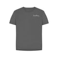 smashharry womens organic relaxed fit slate grey t-shirt