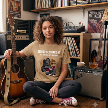 SmashHarry Women's Basic T-Shirt — Studio Sessions #1 Guitar