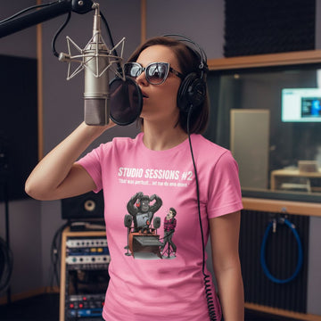 SmashHarry Women's Basic T-Shirt — Studio Sessions #2 Microphone
