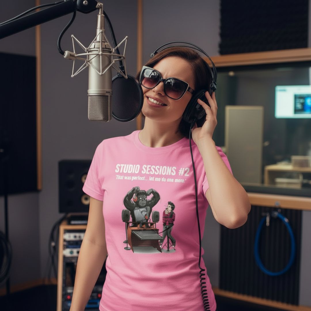 SmashHarry Women's Basic T-Shirt — Studio Sessions #2 Microphone