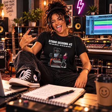 SmashHarry Women's Basic T-Shirt — Studio Sessions #2 Microphone