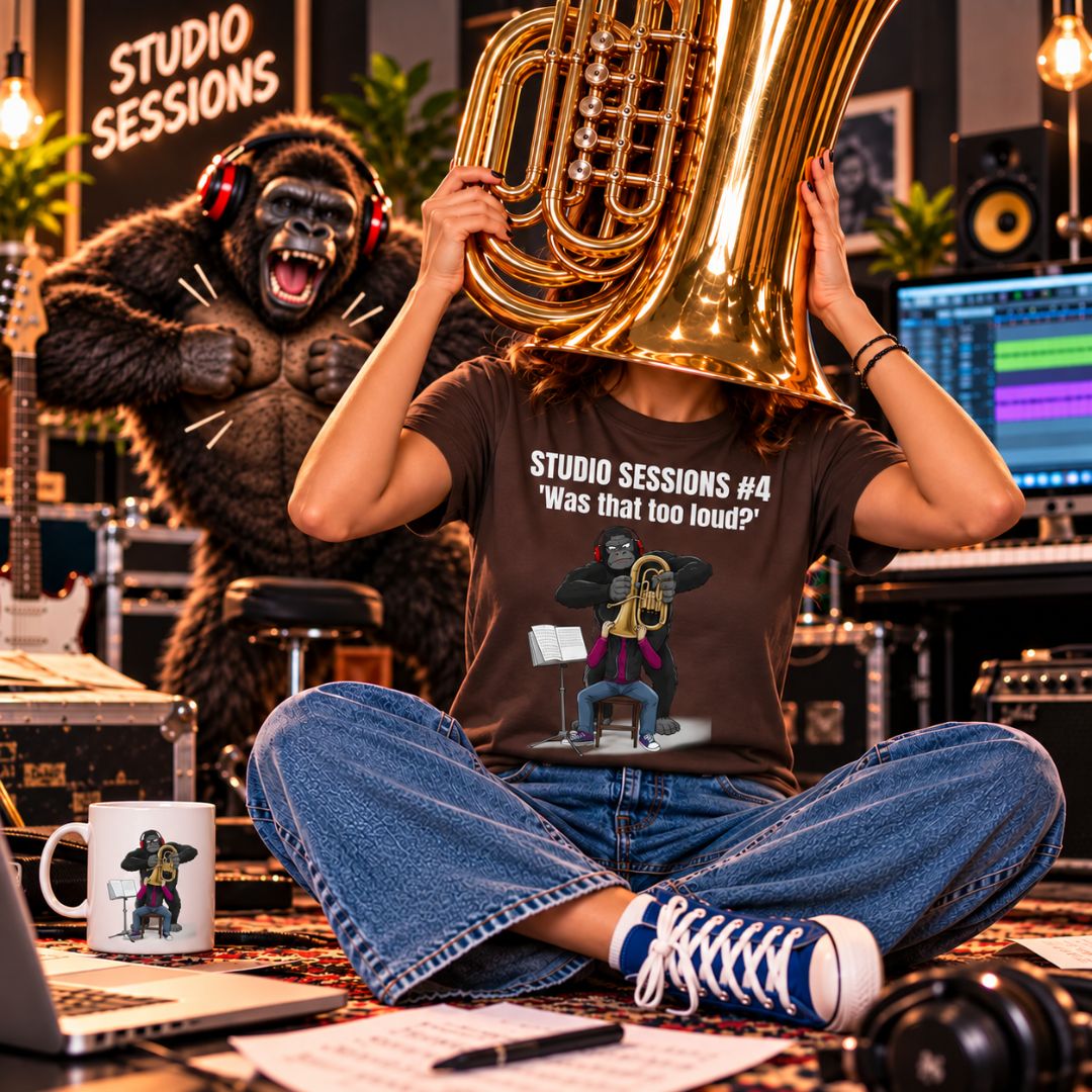 SmashHarry Women's Basic T-Shirt — Studio Sessions #4 Brass