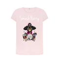 Pink Printed T-shirt Front